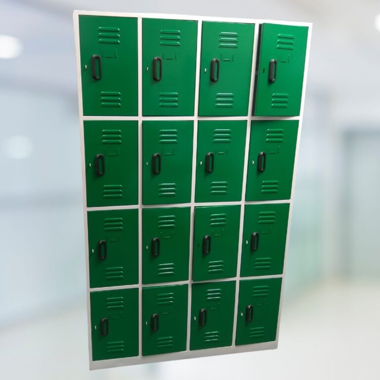 Locker metálico16 casillas, con seguridad, para almacenamiento de objetos personales